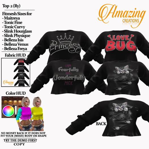 Second Life Marketplace AmAzInG CrEaTiOnS Top Cat, Princes (Ry)