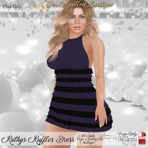 DPB Ruthys Ruffles Dress - Purple