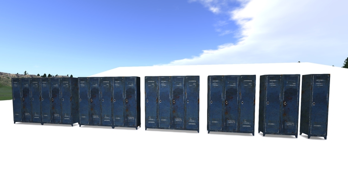 Old metal locker kit v3 Mesh