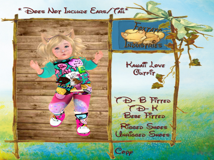 :Foxtato: Kawaii Love Outfit  (Boxed)