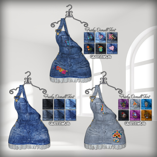 Graffitiwear Frisky Overall Skirt Fatpack - SKIRTS ONLY!