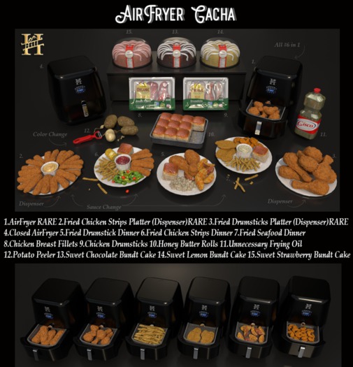 HILL ~ AirFryer Gacha (FullSet)