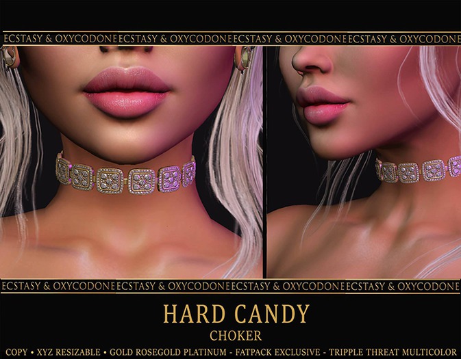 {E&O ROCK CANDY CHOKER} PLATINUM