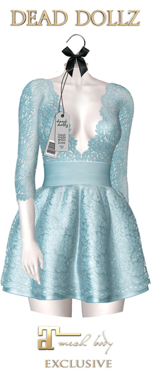.::Dead Dollz::. Faye Dress - Eggshell