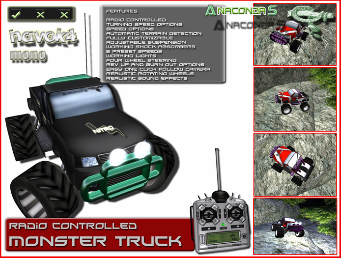 R/C monster truck