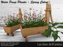 Lovely Water Pump Planter - Spring Colors