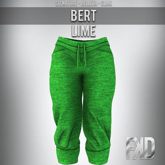 [FKD] BERT - PANTS - LIME