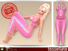Tessellate Body Suit Pink