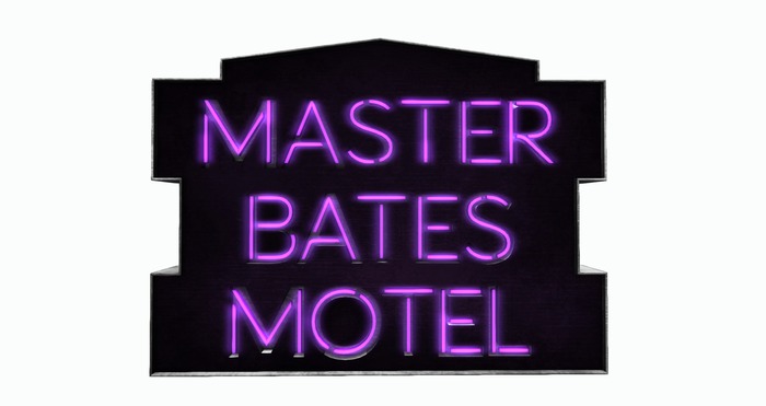 BUENO-Master Bates Motel Sign -Purple