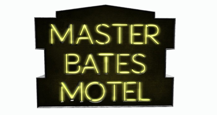BUENO-Master Bates Motel Sign -Yellow