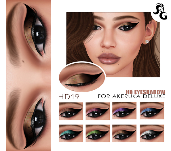 ::SG:: HD19 Eyeshadow for AKERUKA DELUXE HEADS ONLY!