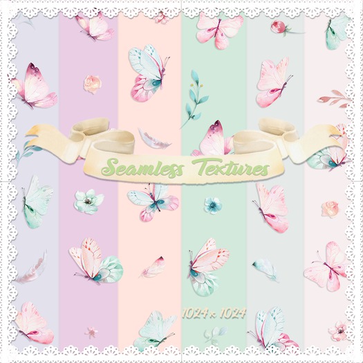 Aunt Doobie * Pastel Butterfly Collection 1 * Full Perm