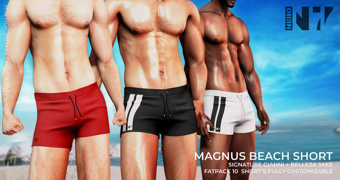 Nero - Magnus Beach Short - FATPACK