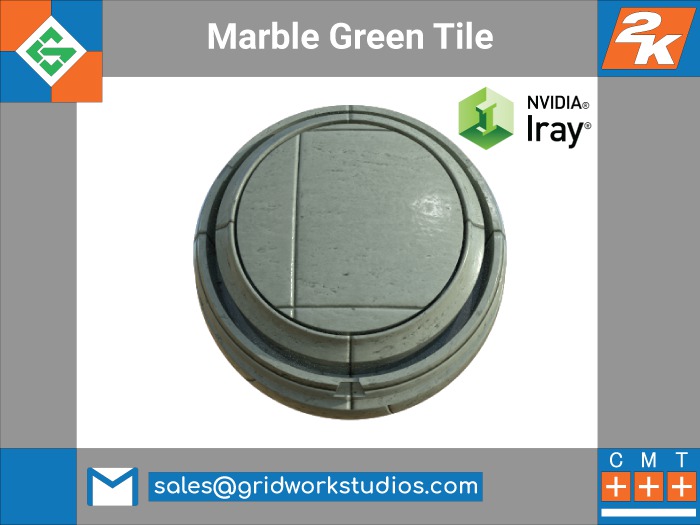 Tile: Marble Green
