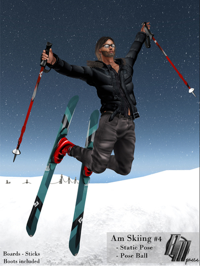 Am Pose Skiing #5 - (Wear)