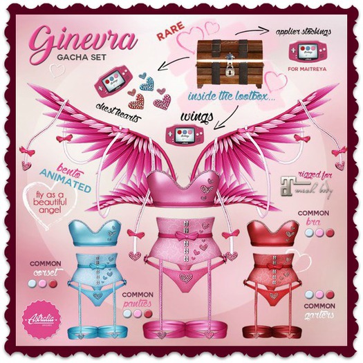 Astralia - Ginevra Complete Set - All Colors & RARES