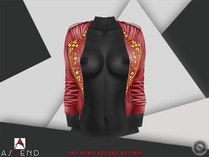 //Ascend// Kylie Jacket - Red [ADD ME]