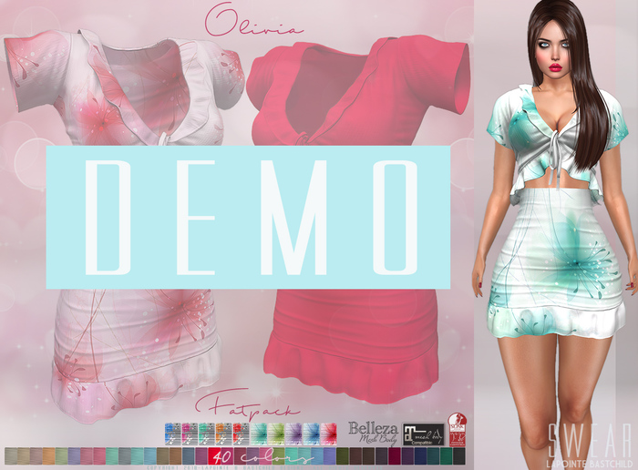 L&B - Dress - Olivia Ruffle - DEMO