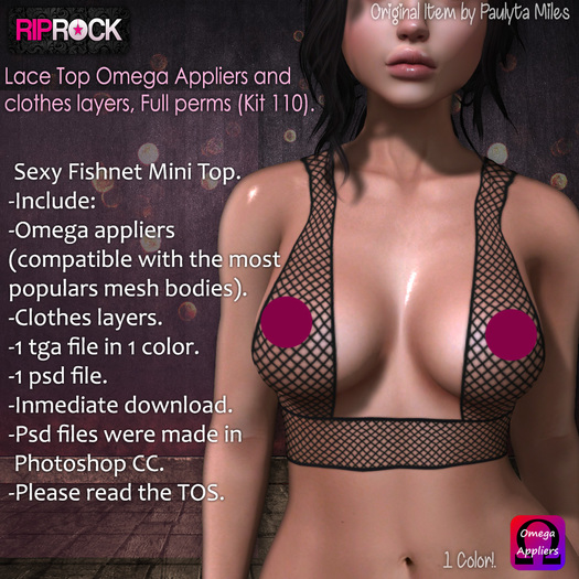 RipRock - Kit 110, Fishnet TOP Omega, psd, tga, full perms