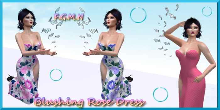 F.G.M.N/Blushing Rose Dress