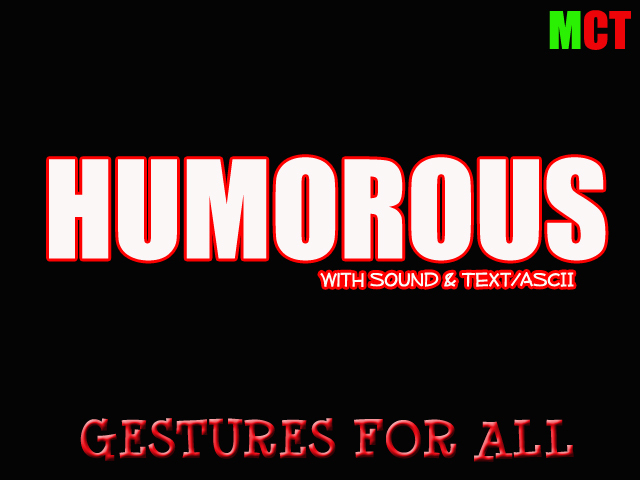 26 Humorous Gestures 1