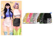 MIWAS / Freyja Leather Skirt #Fatpack