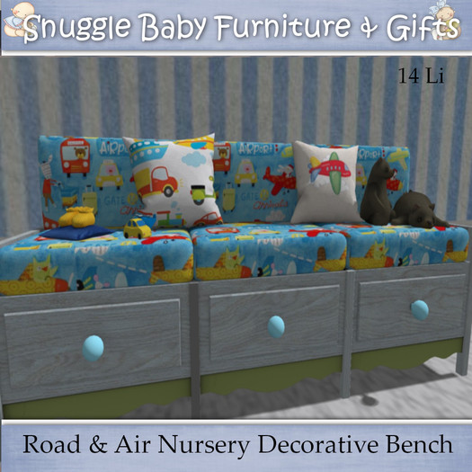 Road & Air Nursery Bench Boxed