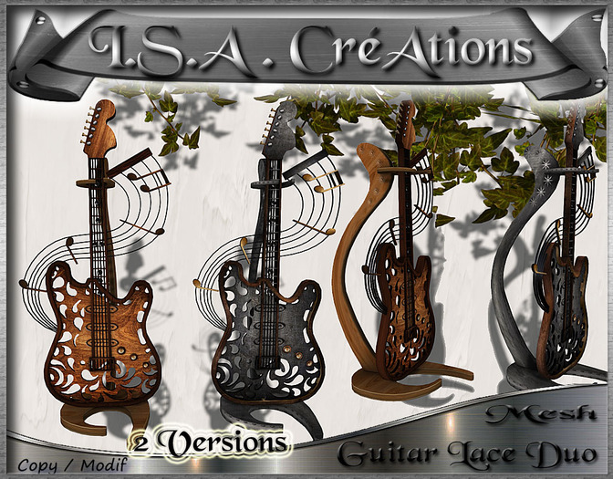 Guitar Lace Duo * Mesh * BOX