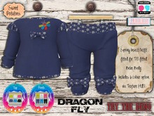 < SP > Spring Insects Outfit for TD/BEBE - Dragonfly