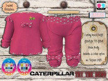 < SP > Spring Insects Outfit for TD/BEBE - Caterpillar