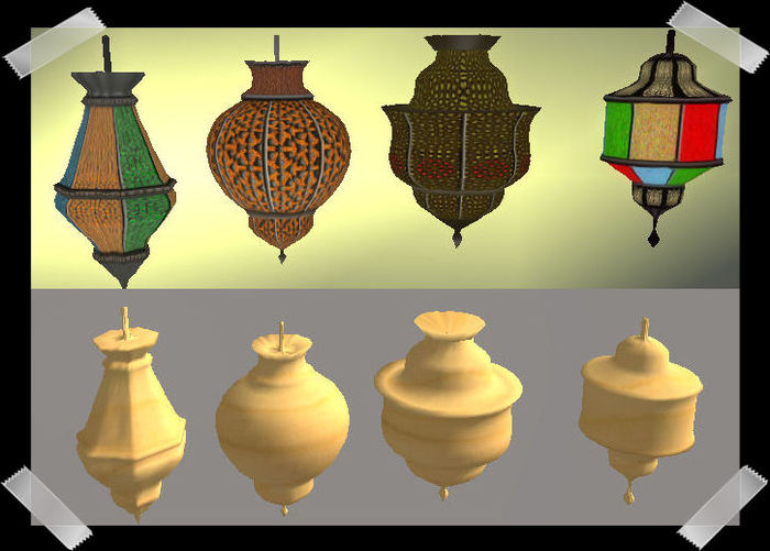 box_sculpties lanternes suspendues