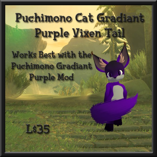 Puchimono Gradiant Purple Vixen Tail BOXED
