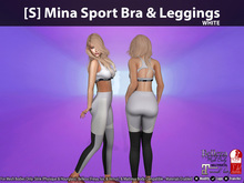 [S] Mina Sport Bra & Leggings White