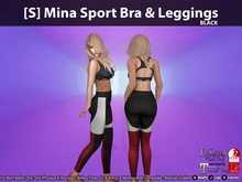 [S] Mina Sport Bra & Leggings Black
