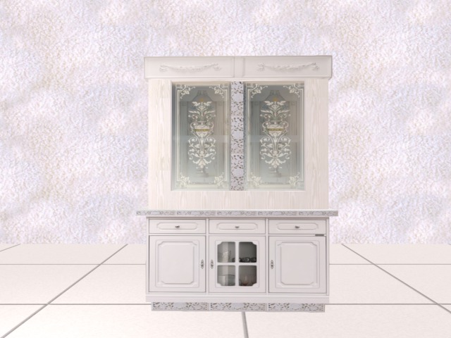 Inlay Shabby Chic Cabinet MP