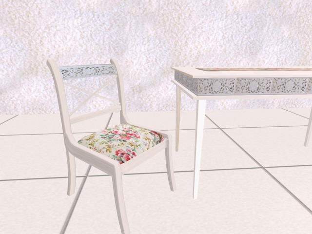 Inlay chair Shabby Chic 