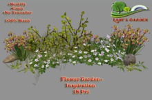 Lady's Garden - Flower Garden - Inspiration  18 Prim