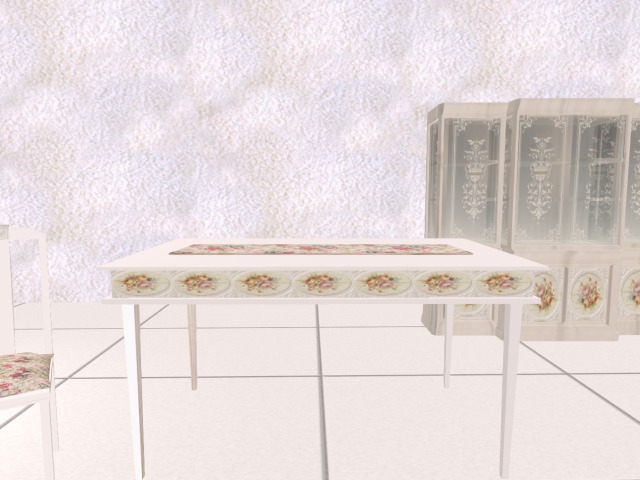 Rose  Shabby  Table