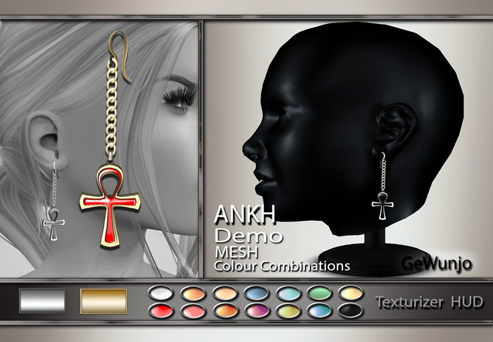 GeWunjo : ANKH earrings DEMO