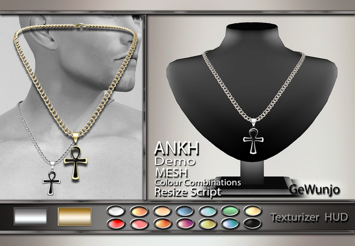 GeWunjo : ANKH male necklace DEMO