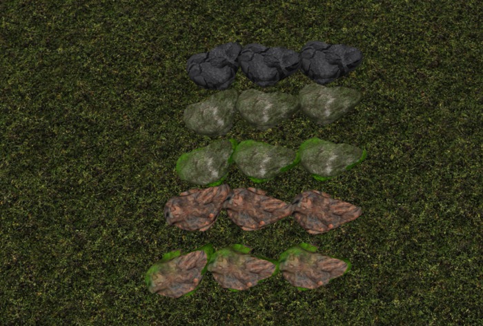 Realistic Rocks Set