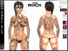 [HUD] Ladies Tattoo Applier - Demonic Hells (Full Body) 