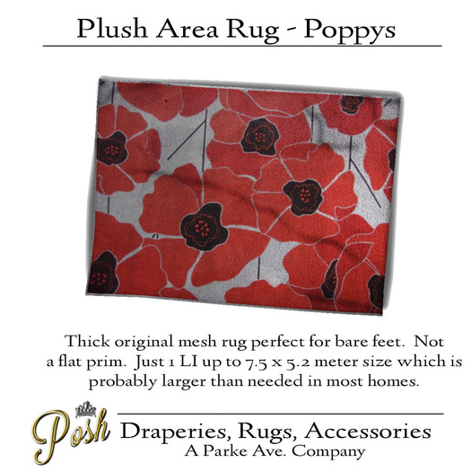 [Posh] Poppys Area Rug