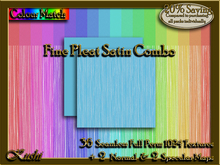 Fine Pleat Satin Combo Textures