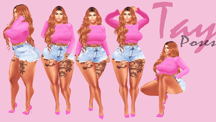 [Inspired Poses] Tay Pose Pack