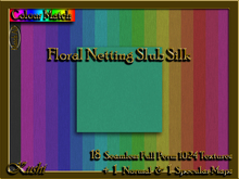 Floral Netting Slub Silk Solids Textures