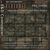 [ICMP501] 8 Heavy Metal Digital Camouflage Textures Digital Camo Textures Armor Texture Army Textures by E&D ENGINEERING