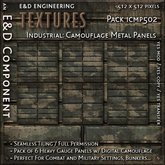 [ICMP502] 6 Heavy Metal Digital Camouflage Textures Digital Camo Textures Armor Texture Army Textures by E&D ENGINEERING