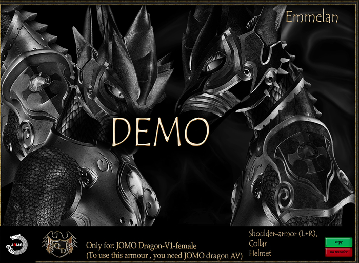Helmet/Collar/shoulder-armor "Emmelan" (DEMO)*