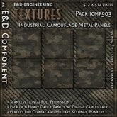 [ICMP503] 6 Heavy Metal Digital Camouflage Textures Digital Camo Textures Armor Texture Army Textures by E&D ENGINEERING